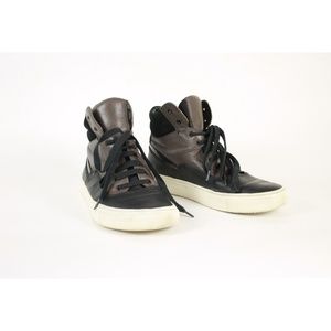 Vince leather high top sneakers